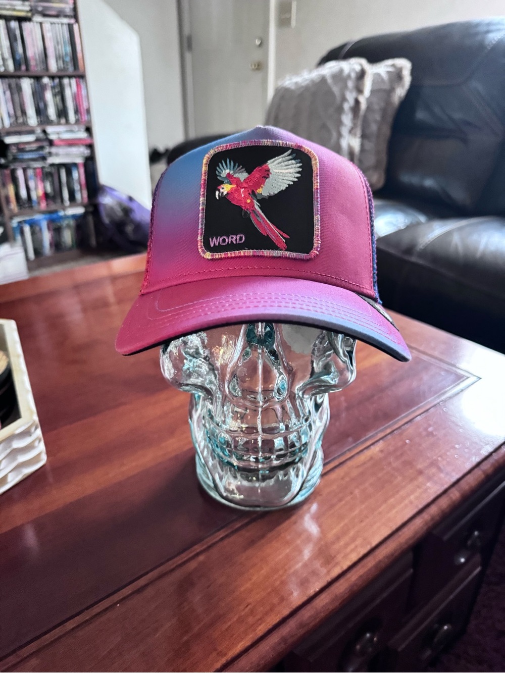 Goorin Bros. "BIRD IS THE WORD!" Word. 
Trucker Hat.  Mesh SnapBack NWT